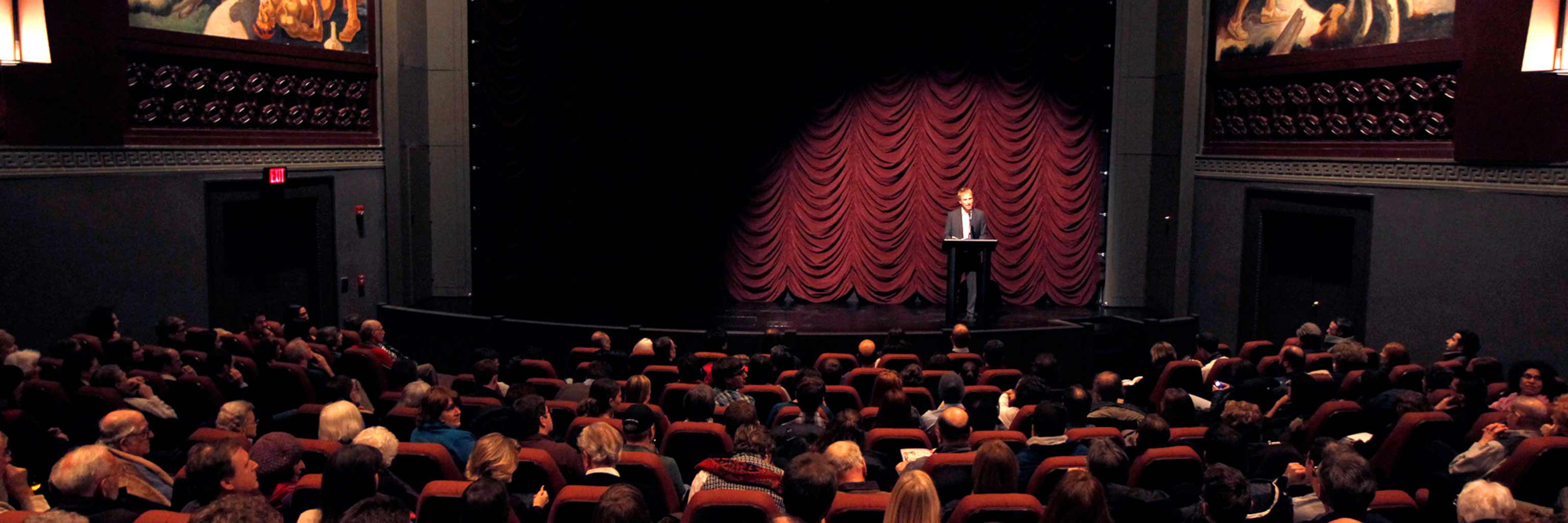 IU Cinema with people seated