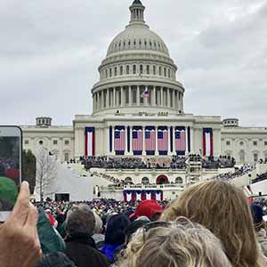 Presidential inauguration at the capitol