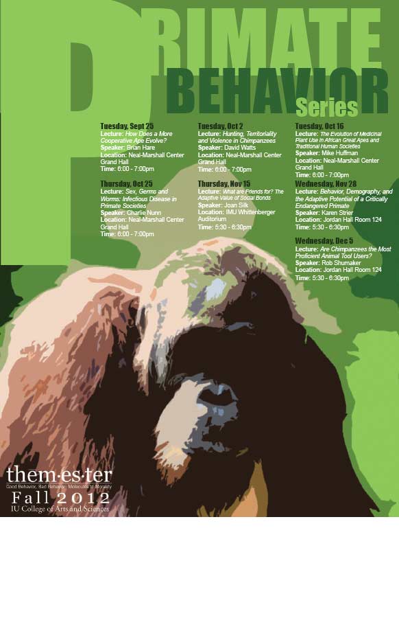 Primate Behavior Series flyer